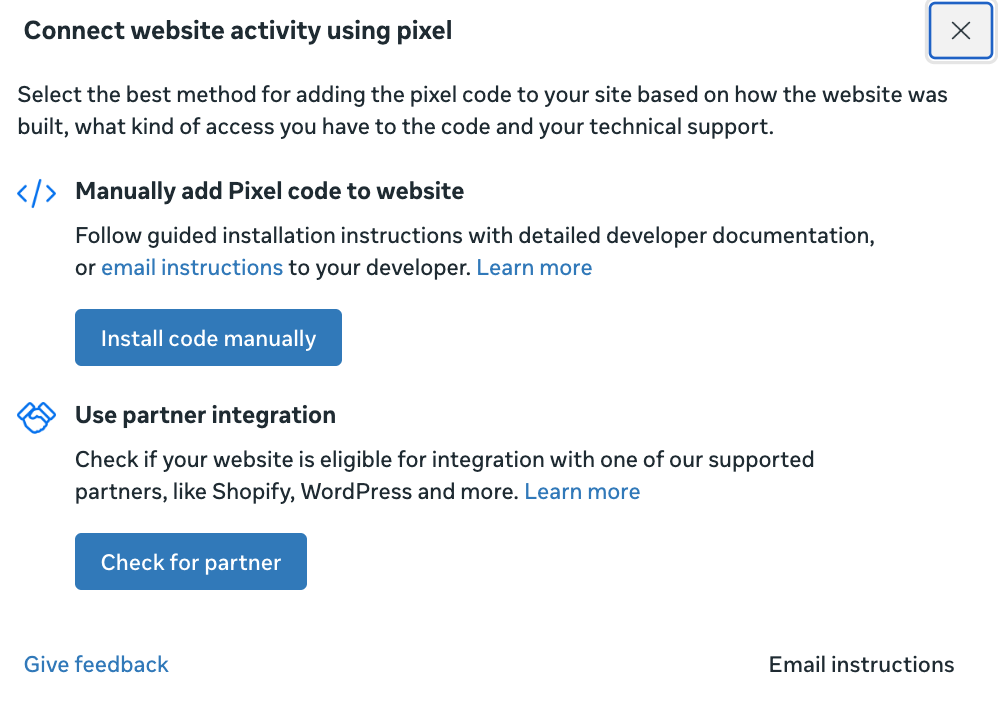 Встановлення Пікселя
