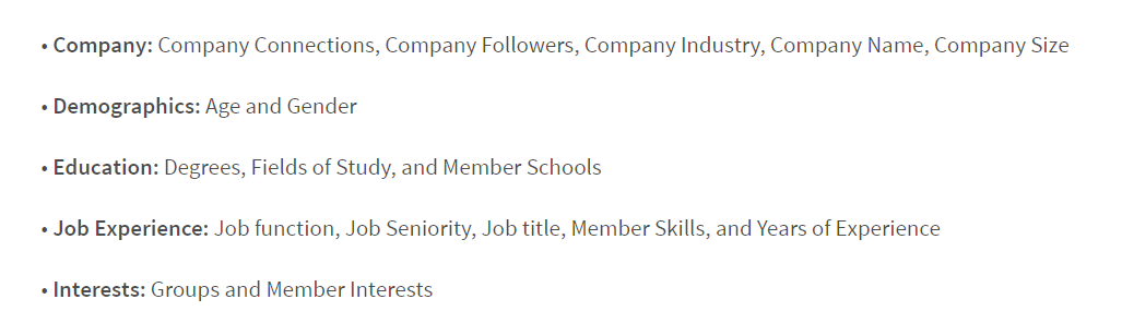 Просування LinkedIn вибір