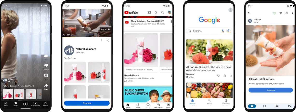 Оголошення Demand Gen в різних