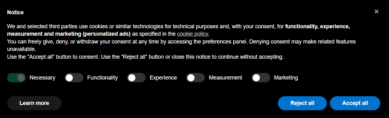 Режими згоди на cookie