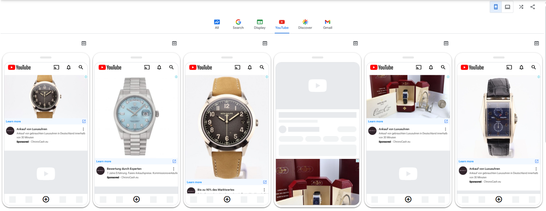 оголошення youtube chronocash